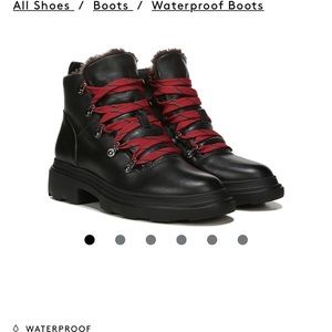 brand new never worn Naturalizer Julian waterproof black leather boots